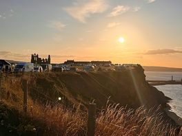 View over campsite
