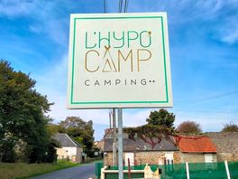 The entrance to the campsite