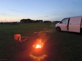 Fire pit.