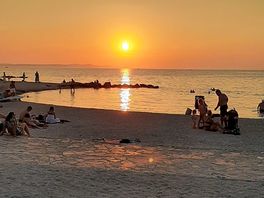 Sunset at the beach