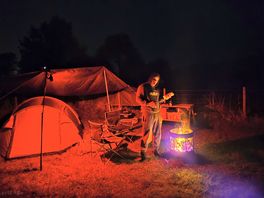 Relaxing night and the sky at night are spectacular..