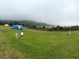 Panoramic of tent section