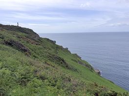 20 mins away, the costal path at goren haven