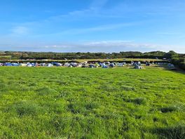 View from back of campsite