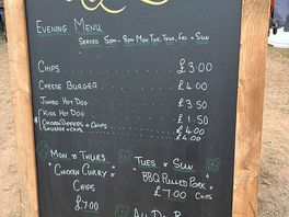 On site hot food and sweet snacks all day