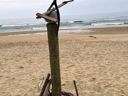 Some beach art