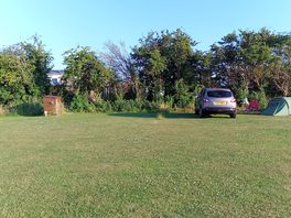 A distant view of the camp