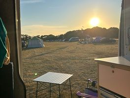 Sunset on the farm