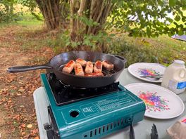 Little haven to cook breakfast in the misty rain