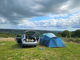 Peaceful camping site with great views