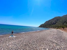 Strand beim campingplatz
