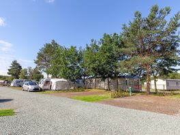 Pine Views filly serviced hardstanding and grass touring pitch