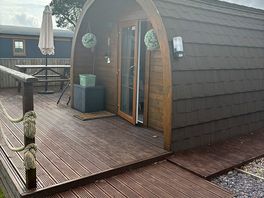 The pod from the outside