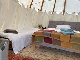 Interior of tipi