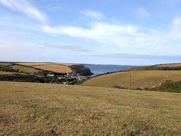 View down the site