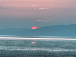 Sunset on the beach