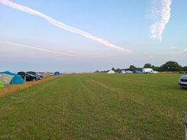 Morning view across the site.