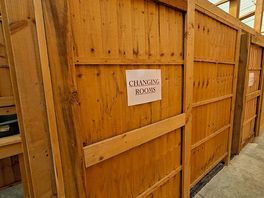 Outside of changing areas