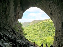 View from thors cave with walking distance