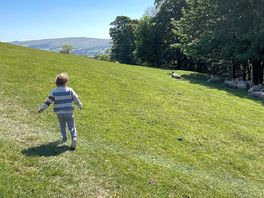 Walking to ullswater from the campsite