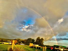 Morning rainbows