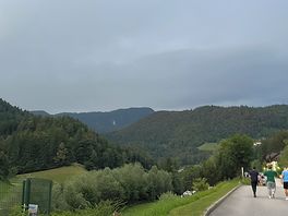 Strada per la reception