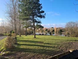 View to the lake from the pitches
