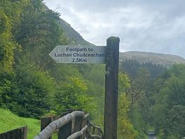 Footpath behind the site