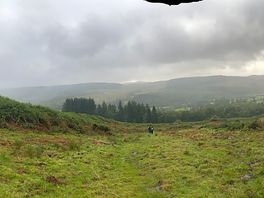 Mountain view from mountain top