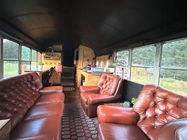 Inside the american bus