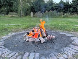 Evening fire