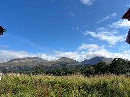 View from inside our van