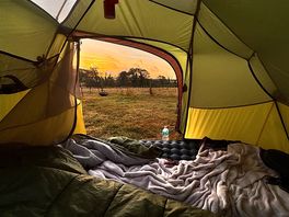 Sunrise from the tent
