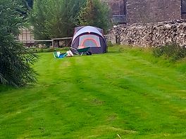 The camping area