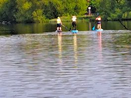 Riverbank in front of the site