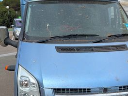 Dust and filth over our van.