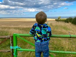 Looking out to holy island