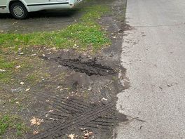 Muddy ground