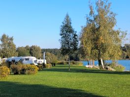 Open are by the lake