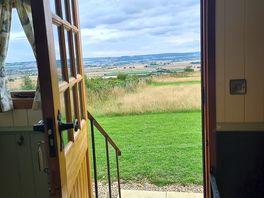 View from shepherds hut