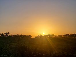 As the sun goes down