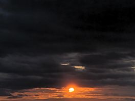 Late sunset long meadow farm