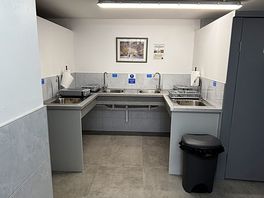 Washing up area