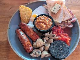 Excellent breakfast and great coffee.