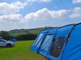 Pitched up and ready to relax.