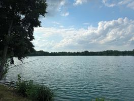 Nice walk around the lake. people are aloud to fish.