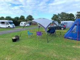 All set up ready to relax