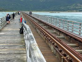 Train bridge at barmouth