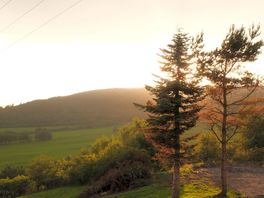 View from the motorhome pitch