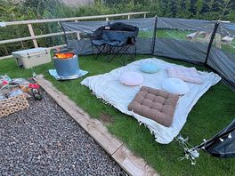 Our outdoor set up!